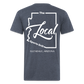 The Local - Fitted Cotton/Poly T-Shirt by Next Level - heather navy