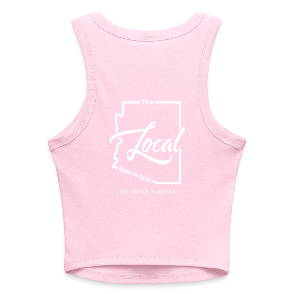 The Local - Slim Fit Rib Women's Tank Top - pink