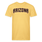 D baks Arizona Front & B Cotton/Poly T-Shirt by Next Level - pastel yellow