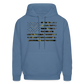 Camo Flag Men's Hoodie Multi - denim blue