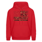 Camo Flag Men's Hoodie Multi - red
