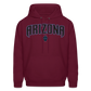 D Backs Teal Men's Hoodie - burgundy