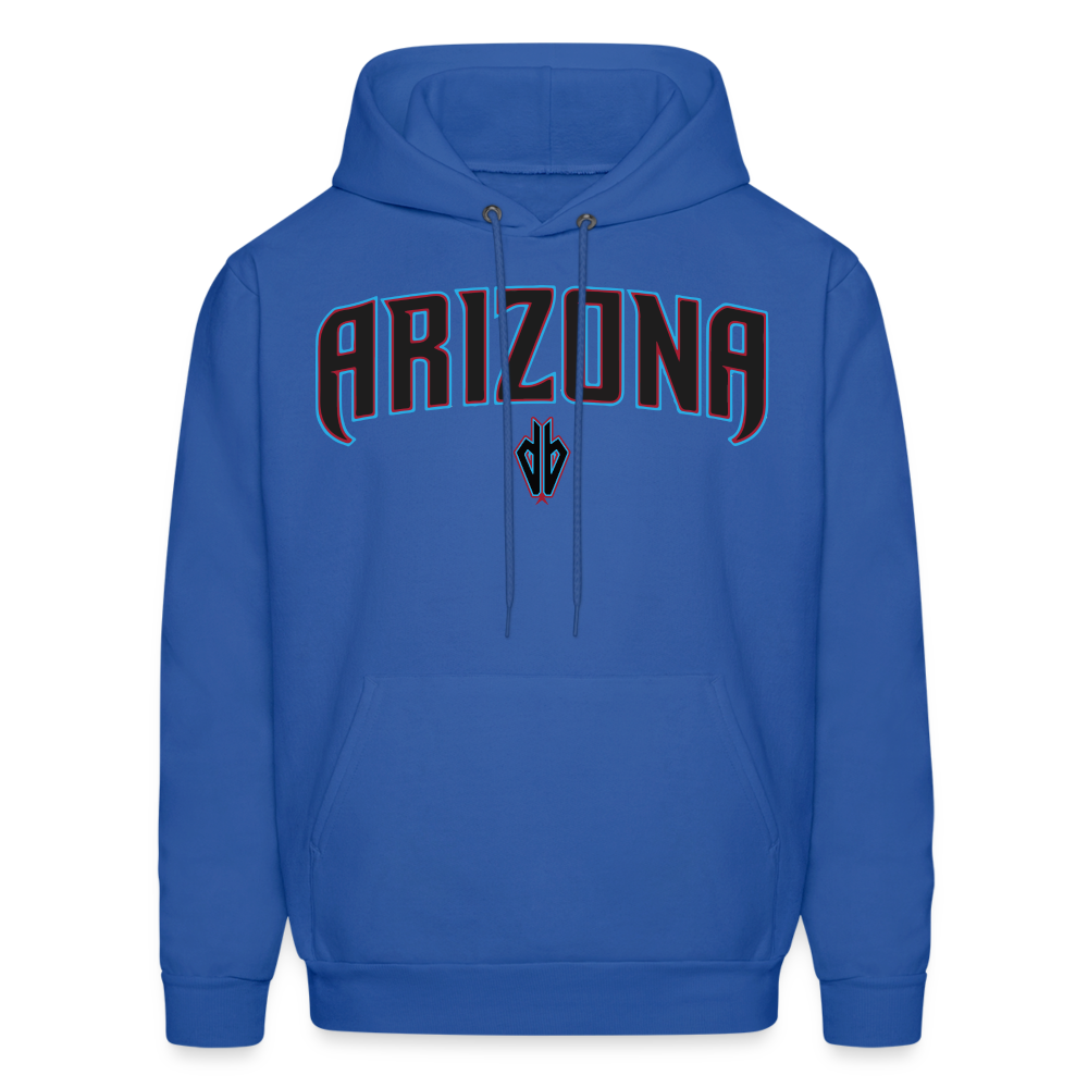D Backs Teal Men's Hoodie - royal blue