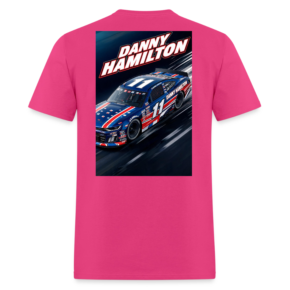 Danny Hamilton Men's T-Shirt | GILDAN 5000 - fuchsia