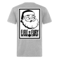 Fire + Fury Santa Cotton/Poly T-Shirt by Next Level - heather gray