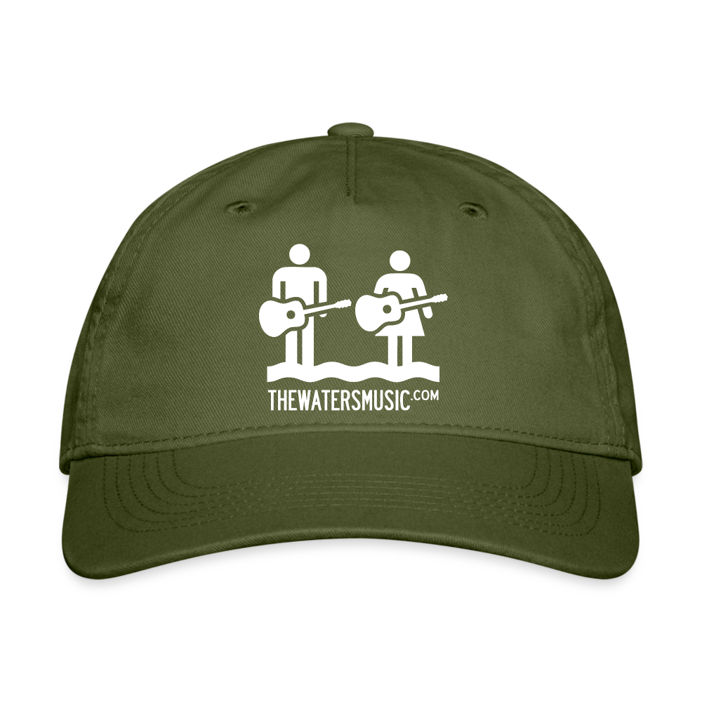 The Waters Organic Baseball Cap - olive green