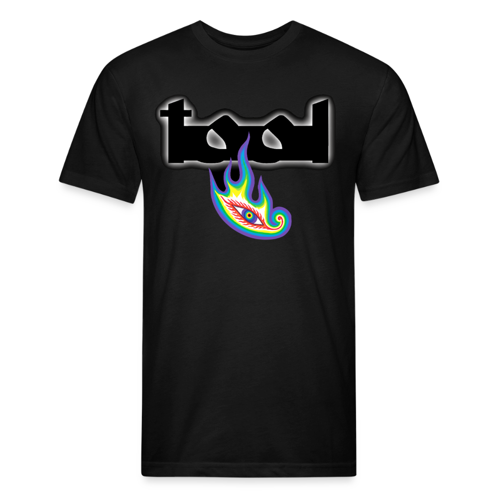Tol 1 Fitted Cotton/Poly T-Shirt by Next Level - black
