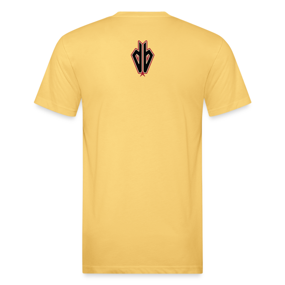 D baks Arizona Front & B Cotton/Poly T-Shirt by Next Level - pastel yellow