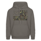 Camo Flag Men's Hoodie Multi - asphalt gray