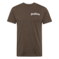 Sub  Lime B/F Fitted Cotton/Poly T-Shirt by Next Level - heather espresso