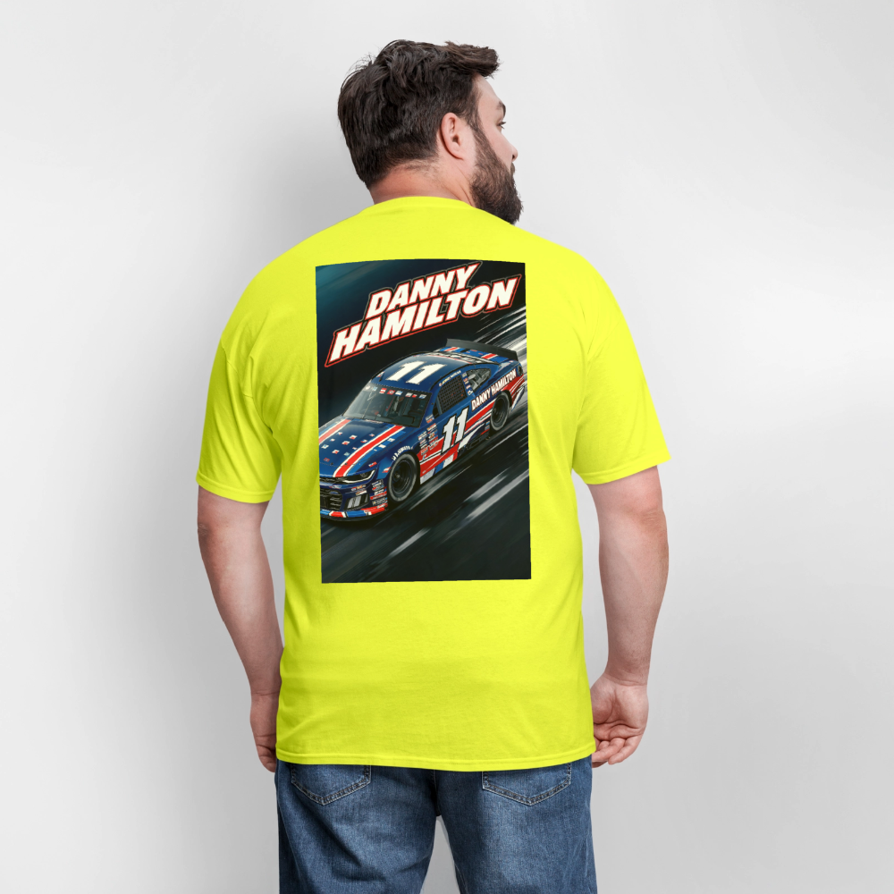 Danny Hamilton Men's T-Shirt | GILDAN 5000 - safety green