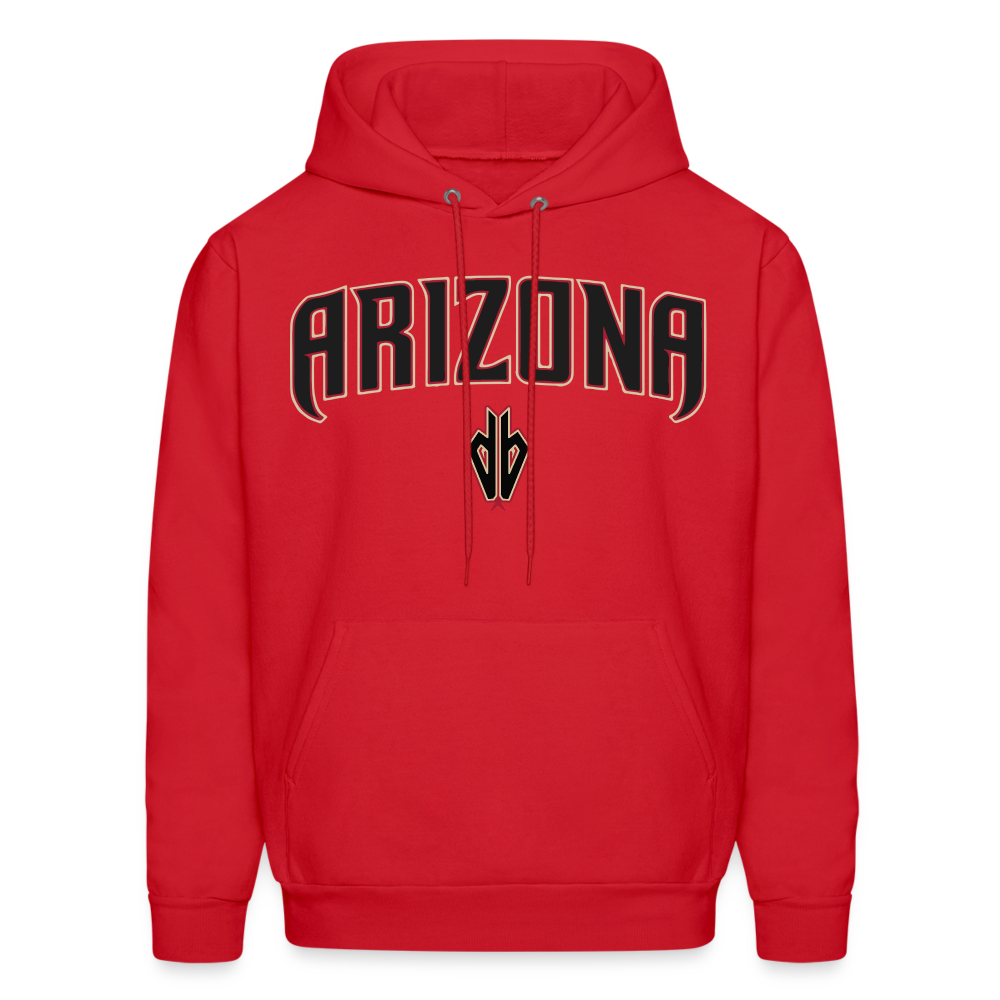 D Backs "Arizona" Men's Hoodie - red