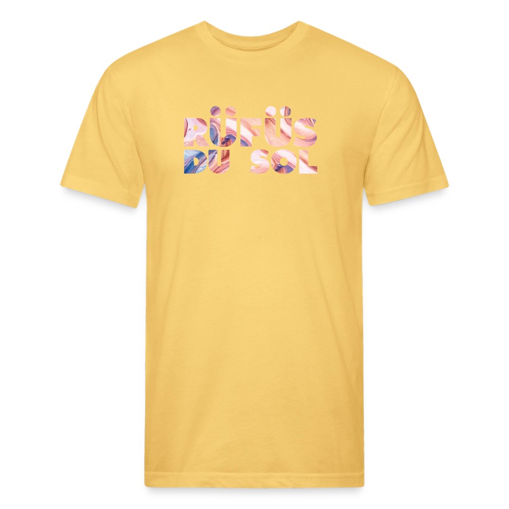 Rufus D 1 Fitted Cotton/Poly T-Shirt by Next Level - pastel yellow