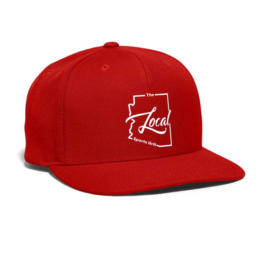 The Local - Snapback Baseball Cap - red