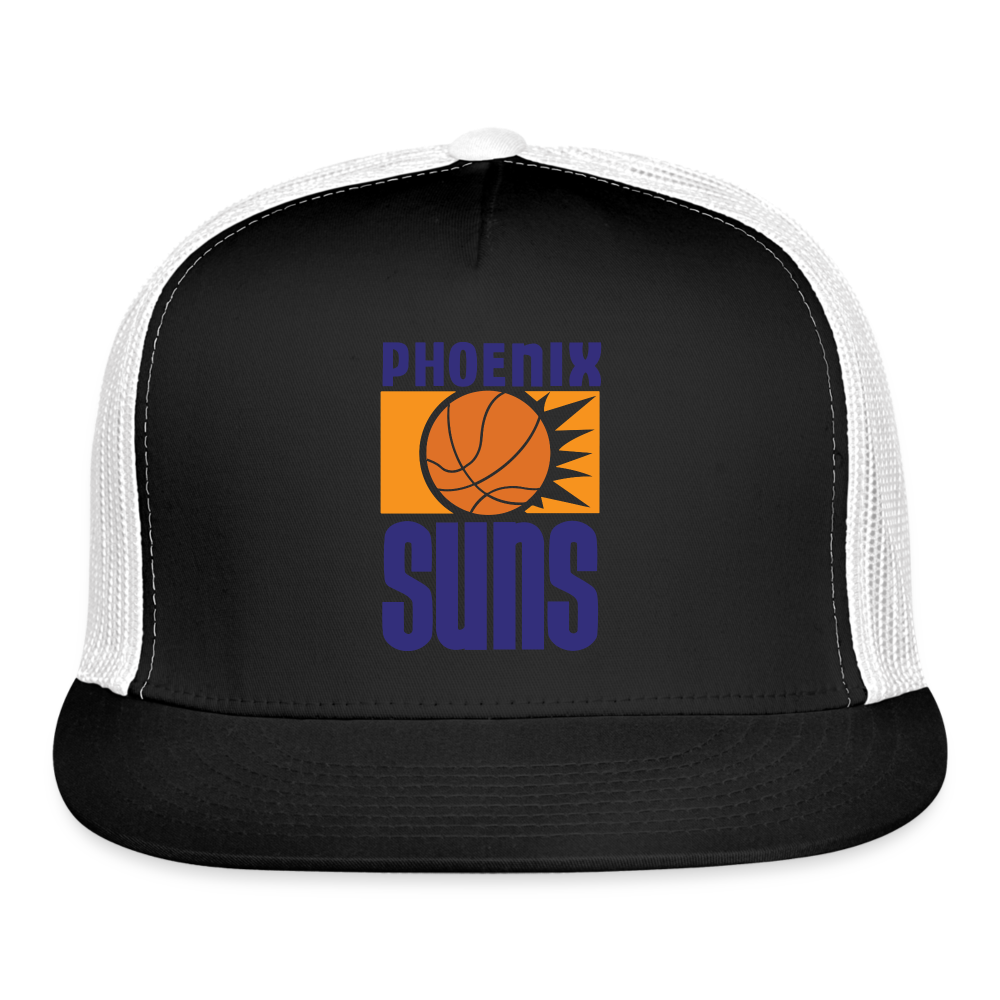 Phx Suns Trucker Hat - black/white