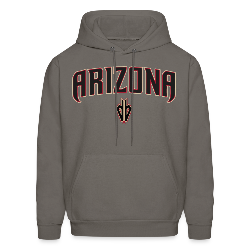 D Backs "Arizona" 1 Men's Hoodie - asphalt gray