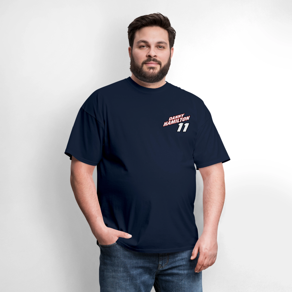 Danny Hamilton Men's T-Shirt | GILDAN 5000 - navy