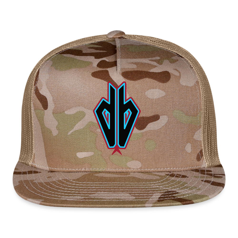 D Baks Trucker Hat - MultiCam\tan
