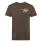 The Local - Fitted Cotton/Poly T-Shirt by Next Level - heather espresso