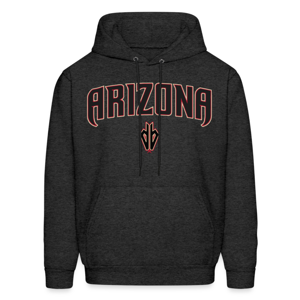 D Backs "Arizona" Men's Hoodie - charcoal grey