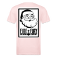 Fire + Fury Santa Cotton/Poly T-Shirt by Next Level - blush pink 