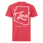 The Local - Fitted Cotton/Poly T-Shirt by Next Level - heather red