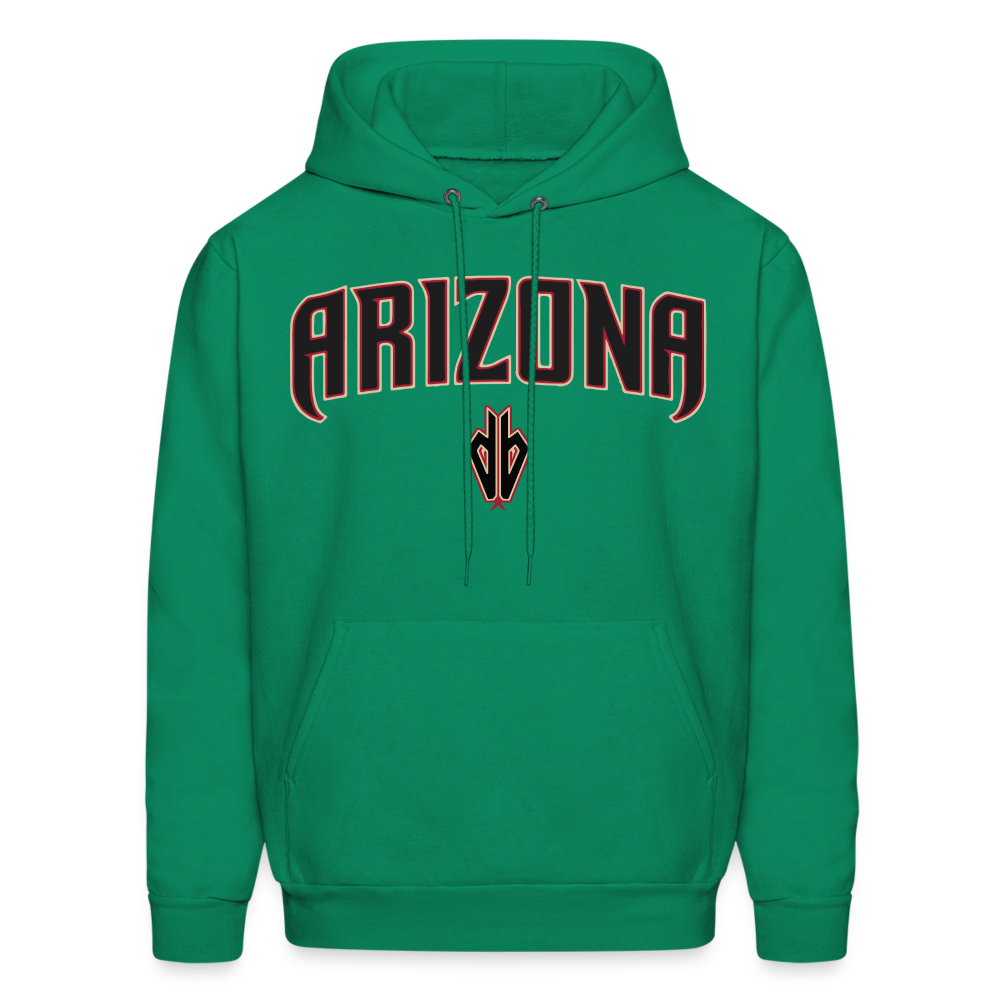 D Backs "Arizona" Men's Hoodie - kelly green