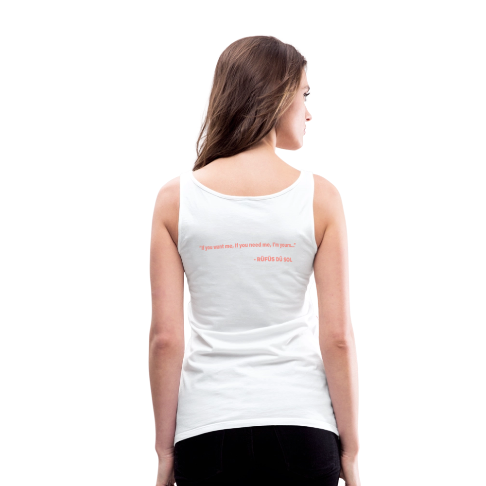 Rufus Women’s Premium Tank Top - white