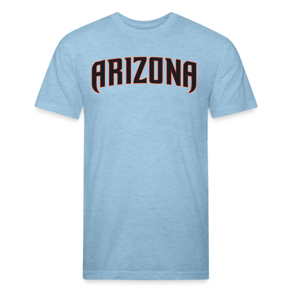 D baks Arizona Front & B Cotton/Poly T-Shirt by Next Level - heather blue