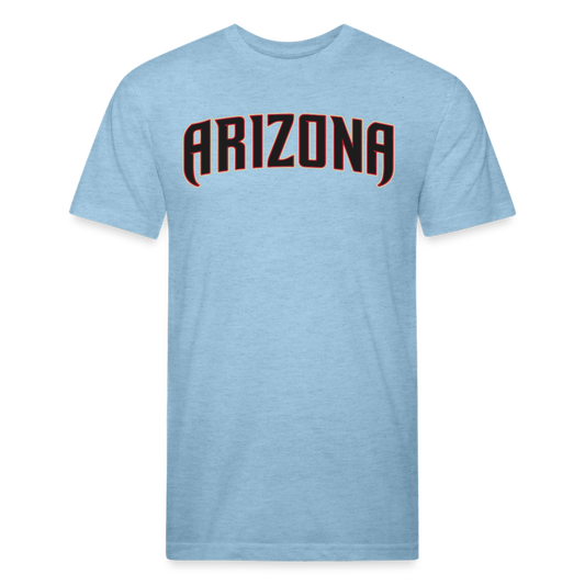 D baks Arizona Front & B Cotton/Poly T-Shirt by Next Level - heather blue
