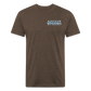 Az Clean NEW* Fitted Cotton/Poly T-Shirt by Next Level - heather espresso