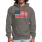 American Flag Color / Multi Men's Hoodie - asphalt gray