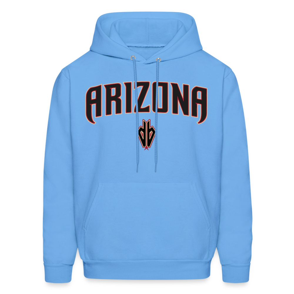D Backs "Arizona" Men's Hoodie - carolina blue