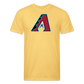D Baks Front & Back Cotton/Poly T-Shirt by Next Level - pastel yellow