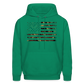 Camo Flag Men's Hoodie Multi - kelly green
