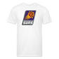Phx Suns Slant Cotton/Poly T-Shirt by Next Level - white