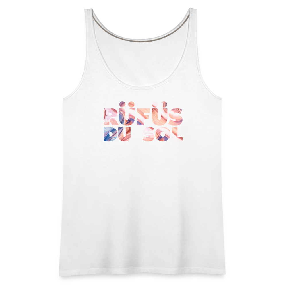 Rufus Women’s Premium Tank Top - white