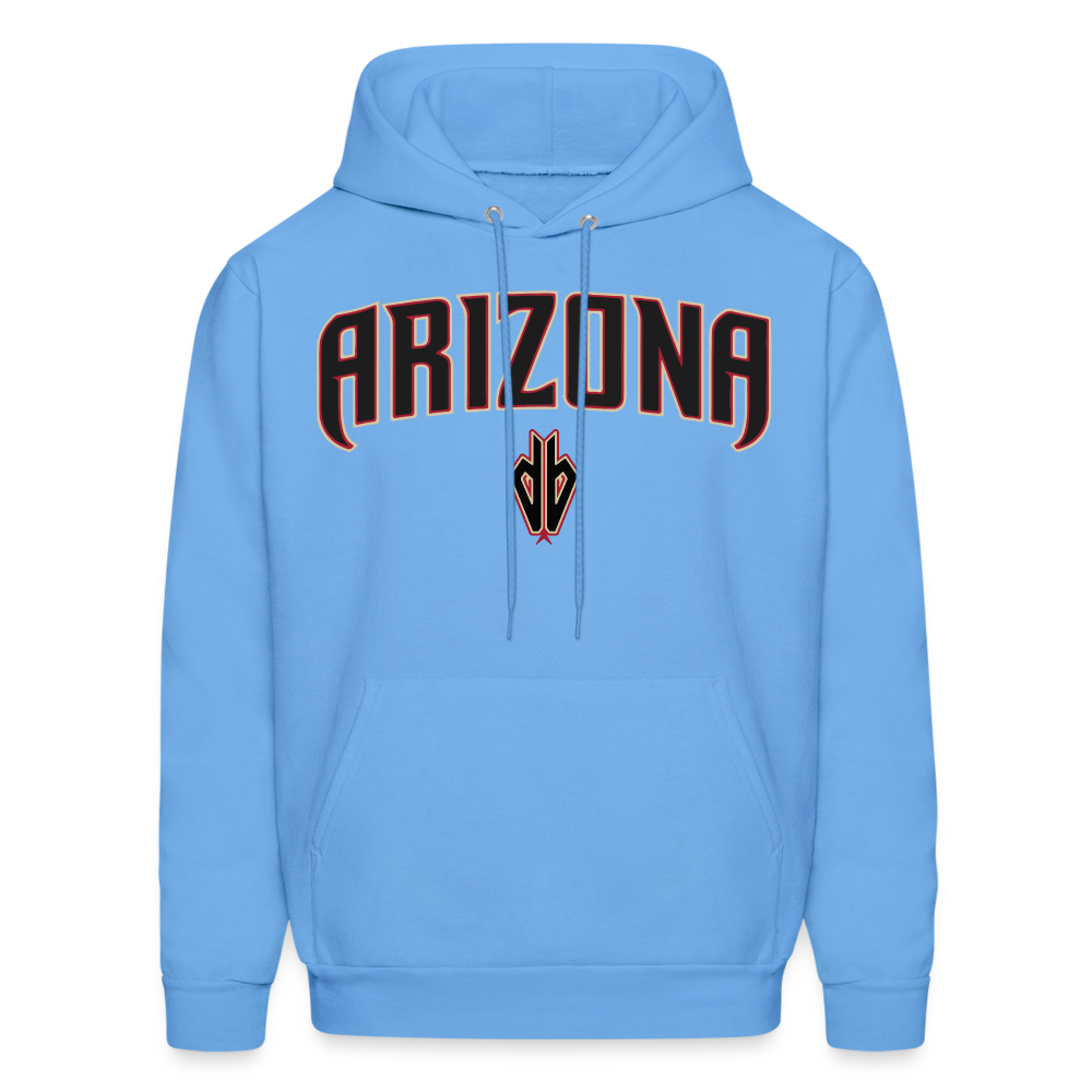 D Backs "Arizona" 1 Men's Hoodie - carolina blue