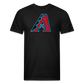 D Baks Front & Back Cotton/Poly T-Shirt by Next Level - black