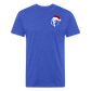 Fire + Fury Santa Cotton/Poly T-Shirt by Next Level - heather royal