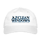 Az Clean Blue Organic Baseball Cap - white