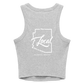 The Local - Slim Fit Rib Women's Tank Top - heather gray