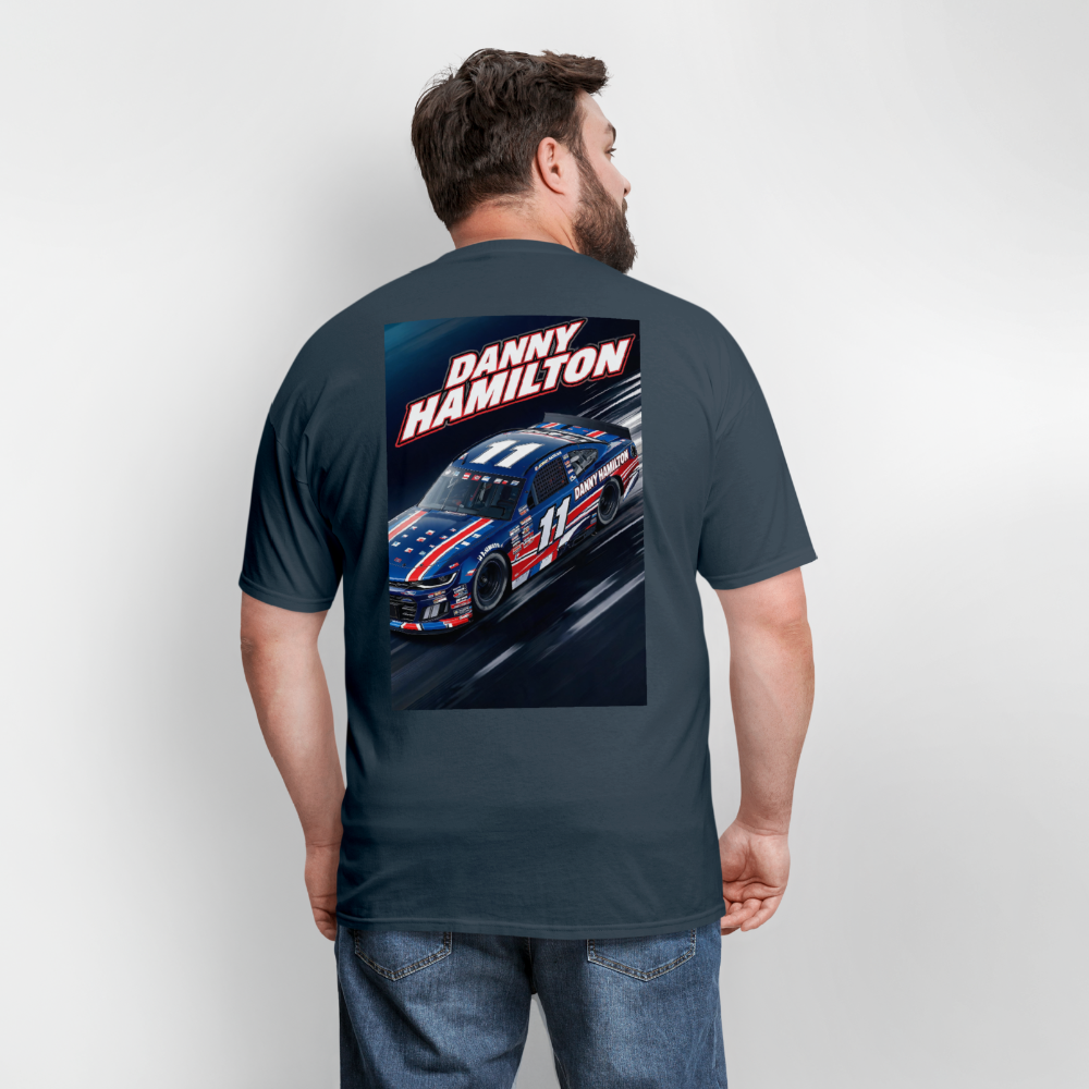 Danny Hamilton Men's T-Shirt | GILDAN 5000 -  blue dusk