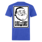 Fire + Fury Santa Cotton/Poly T-Shirt by Next Level - heather royal