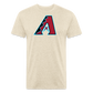 D Baks Front & Back Cotton/Poly T-Shirt by Next Level - heather cream