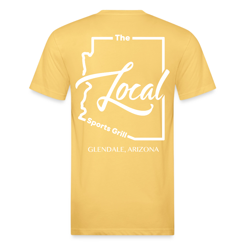 The Local - Fitted Cotton/Poly T-Shirt by Next Level - pastel yellow