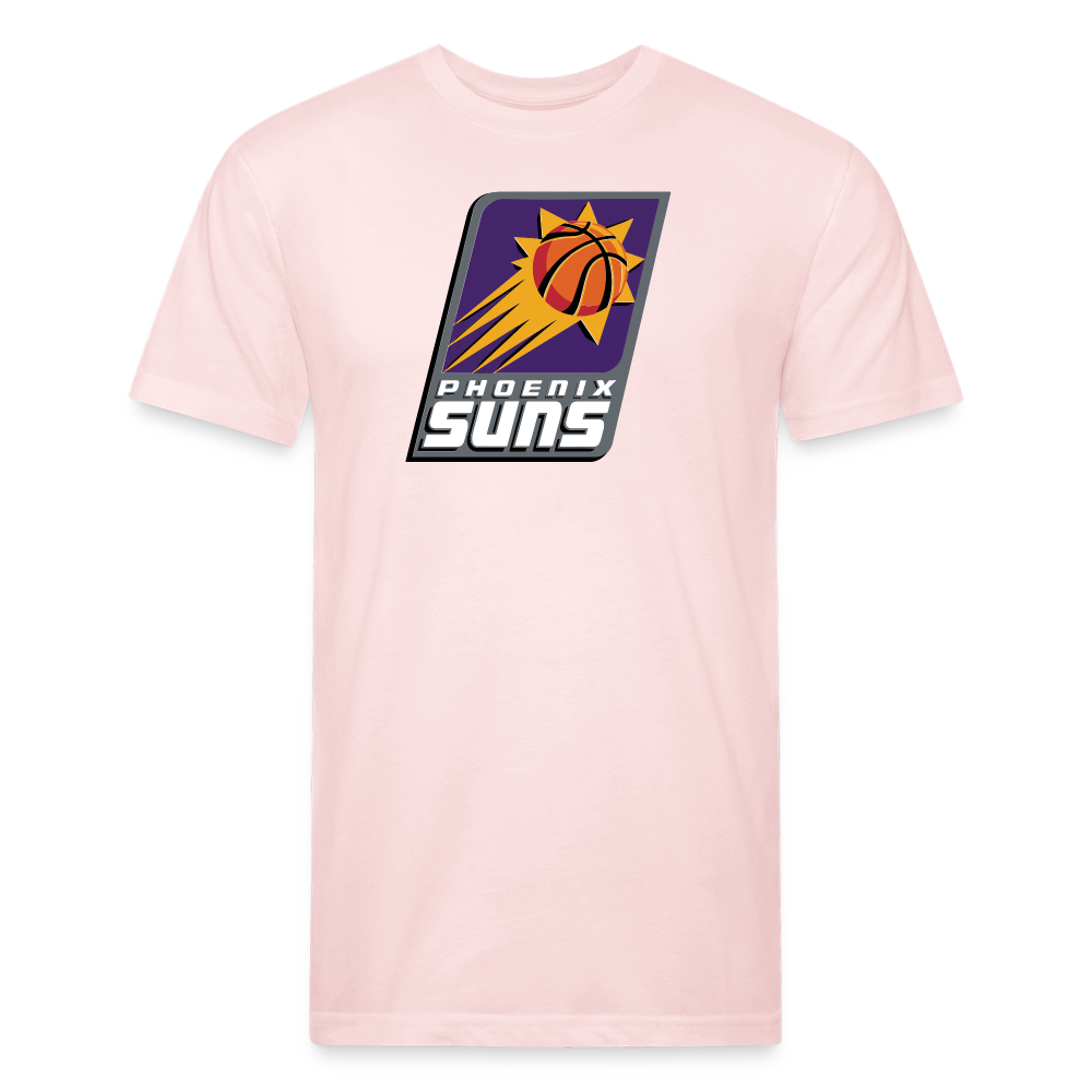 Phx Suns Slant Cotton/Poly T-Shirt by Next Level - blush pink 
