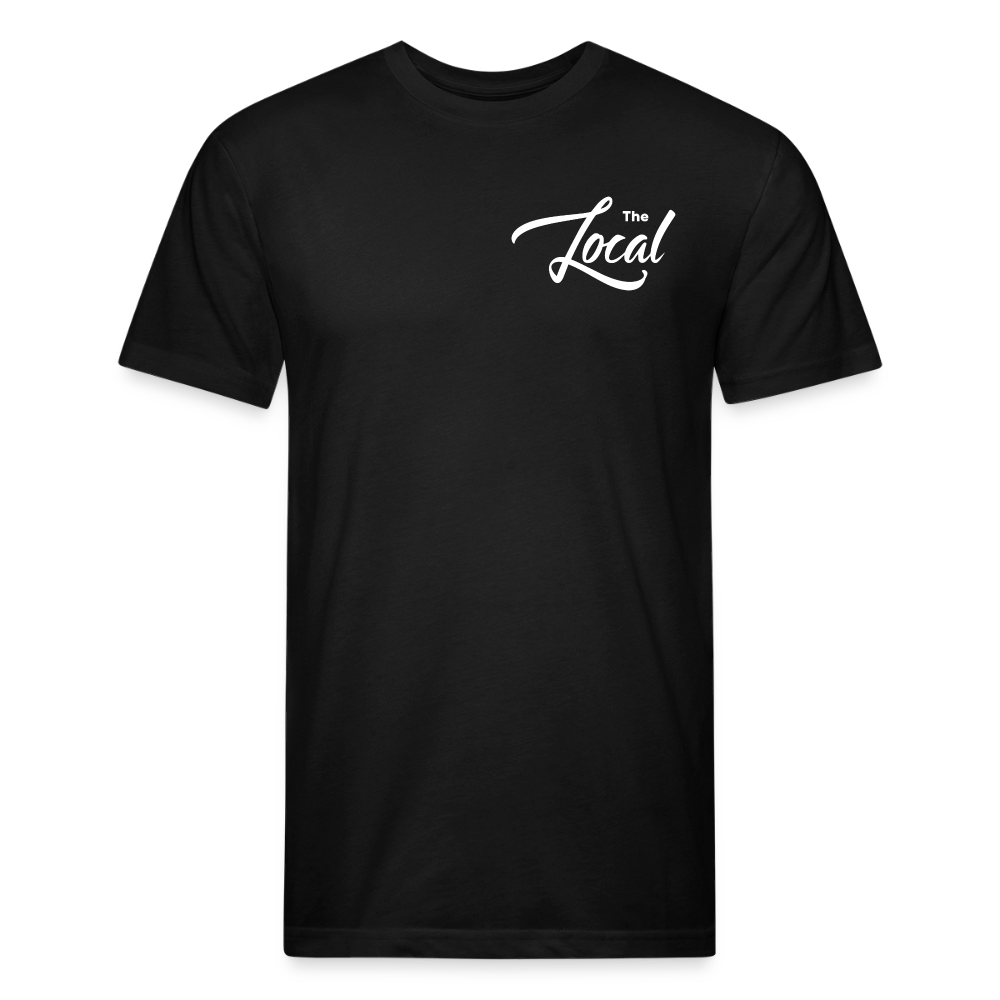 The Local - Fitted Cotton/Poly T-Shirt by Next Level - black
