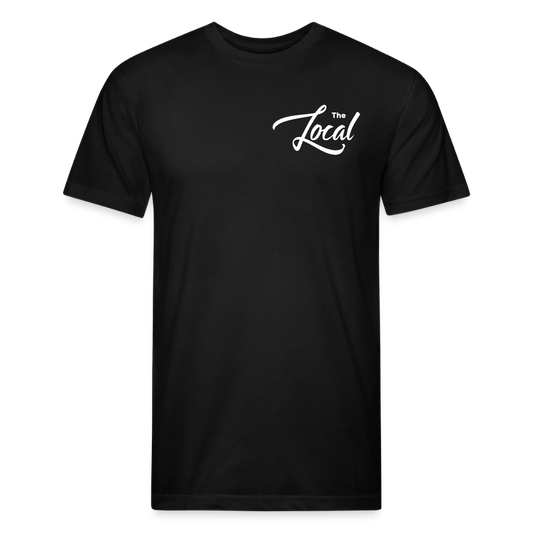 The Local - Fitted Cotton/Poly T-Shirt by Next Level - black