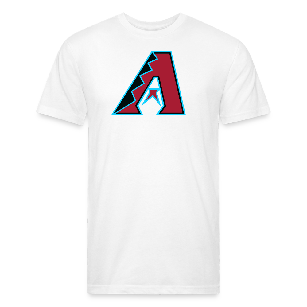 D Baks Front & Back Cotton/Poly T-Shirt by Next Level - white